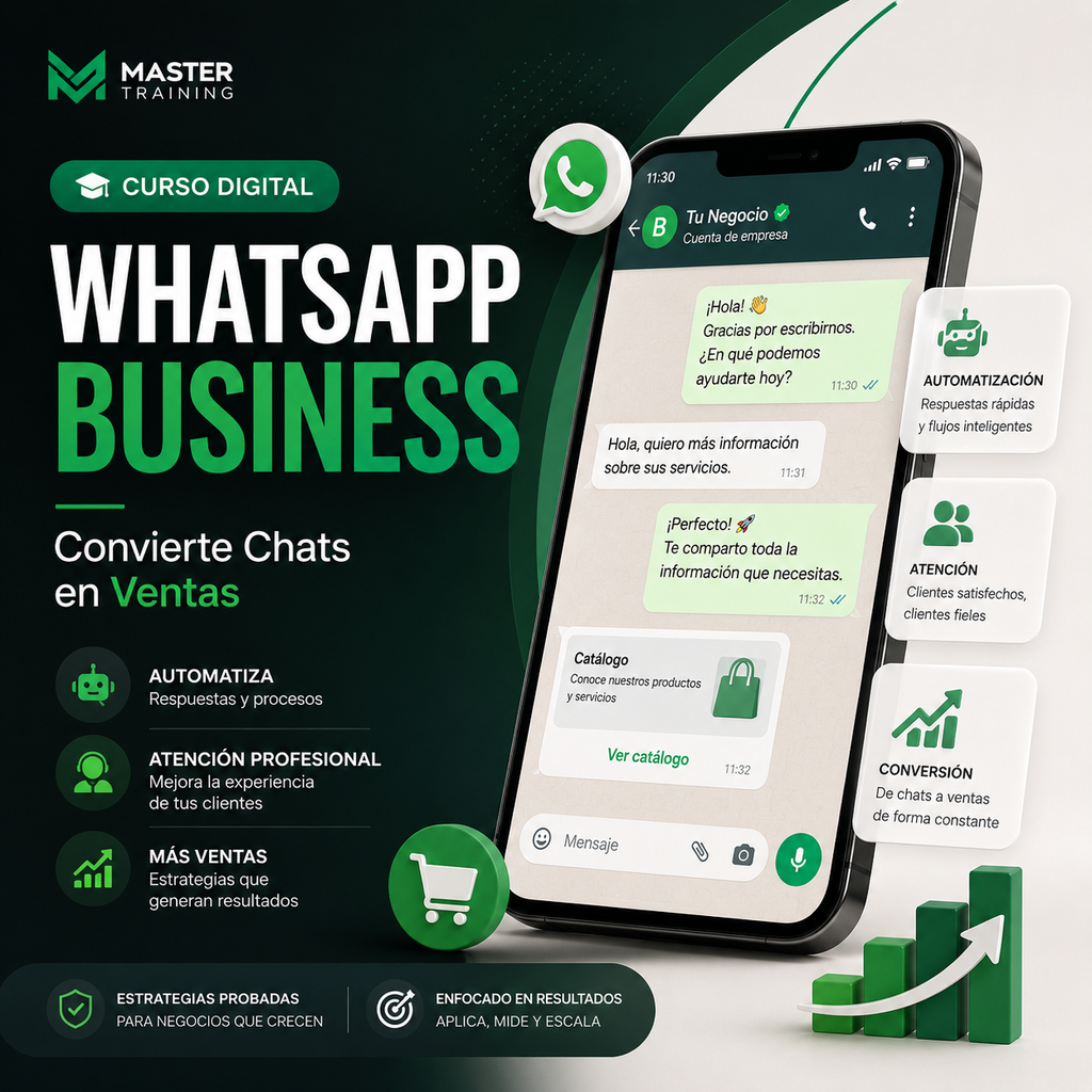 MASTER CLASS WHATSAPP BUSINESS 2027 + IA PRO